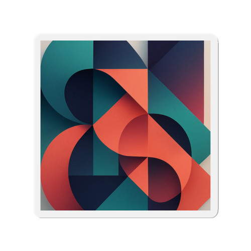 Geometric Resonance - Die-Cut Magnets