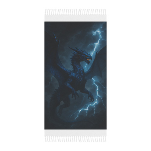 Celestial Storm Dragon - Boho Beach Cloth