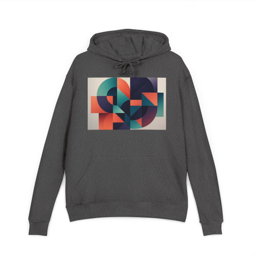 Geometric Resonance - Unisex French Terry Hoodie