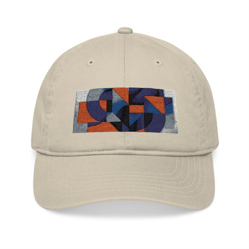 Geometric Resonance - Organic Baseball Cap (Embroidery) Geometric Resonance - Organic Baseball Cap (Embroidery)