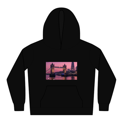 London Twilight Reflections - Kids Relax Hoodie