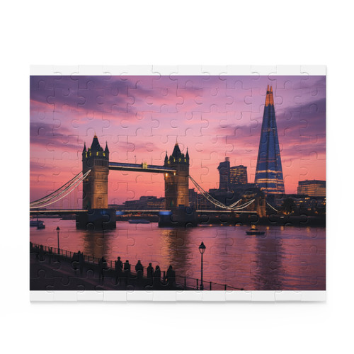London Twilight Reflections - Puzzle (120, 252, 500-Piece)