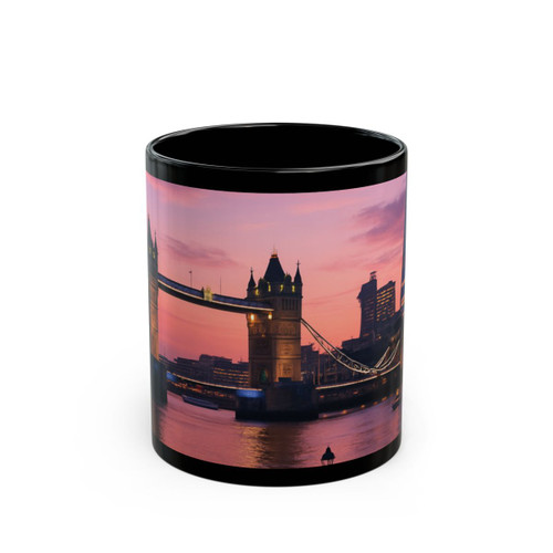 London Twilight Reflections - Black Mug (11oz, 15oz)