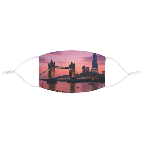 London Twilight Reflections - Fabric Face Mask London Twilight Reflections - Fabric Face Mask