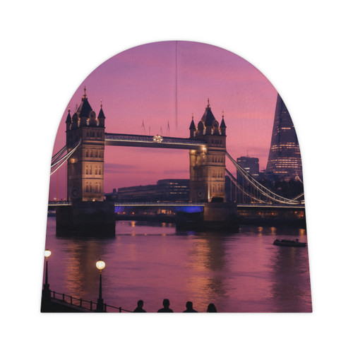 London Twilight Reflections - Baby Beanie (AOP)