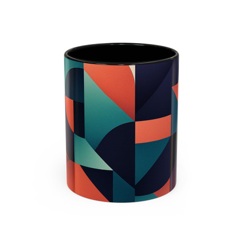 Geometric Resonance - Accent Coffee Mug (11, 15oz)