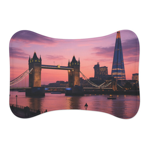 London Twilight Reflections - Pet Feeding Mats