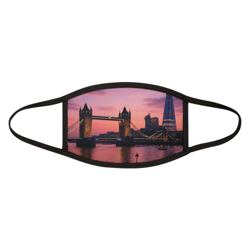 London Twilight Reflections - Mixed-Fabric Face Mask London Twilight Reflections - Mixed-Fabric Face Mask