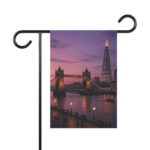 London Twilight Reflections - Garden & House Banner