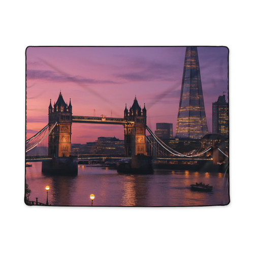 London Twilight Reflections - Polyester Blanket