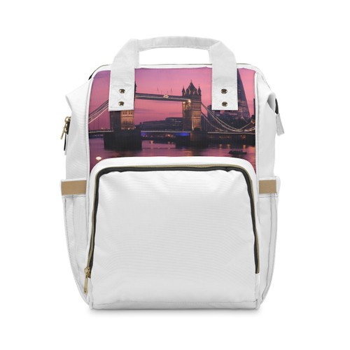 London Twilight Reflections - Multifunctional Diaper Backpack