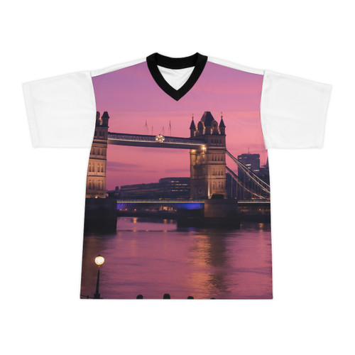 London Twilight Reflections - Unisex Football Jersey (AOP) London Twilight Reflections - Unisex Football Jersey (AOP)