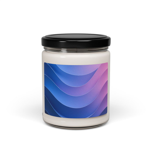 Fluid Color Waves - Scented Soy Candle, 9oz