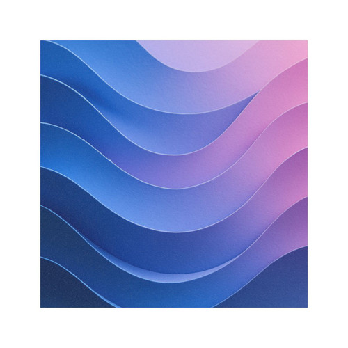 Fluid Color Waves - Car Magnets