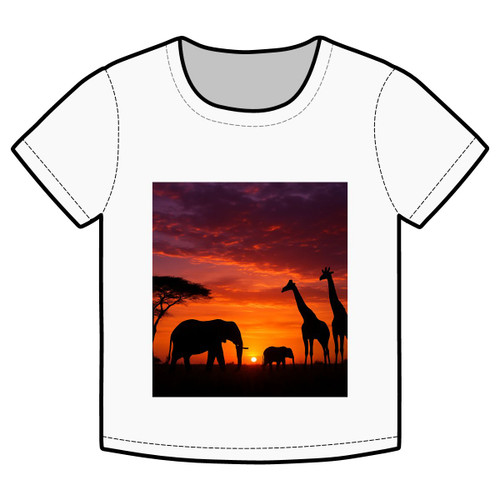 Savanna Majesty - Organic Rib Baby Tee Savanna Majesty - Organic Rib Baby Tee