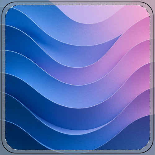 Fluid Color Waves - Coaster