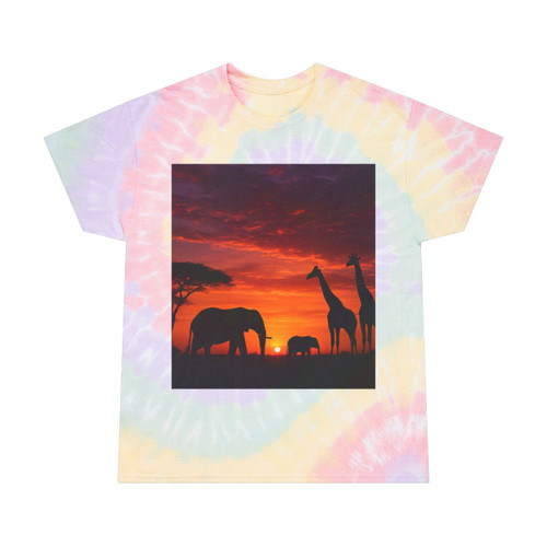 Savanna Majesty - Tie-Dye Tee, Spiral