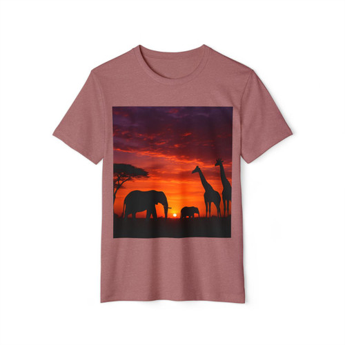 Savanna Majesty - Unisex Recycled Organic T-Shirt