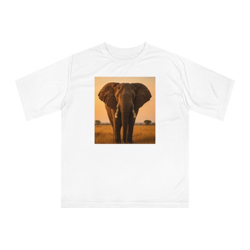 Graceful Elephant Journey - Unisex Zone Performance T-shirt