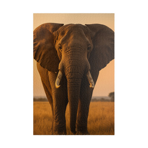 Graceful Elephant Journey - Puzzle (110, 252, 520, 1014-piece)
