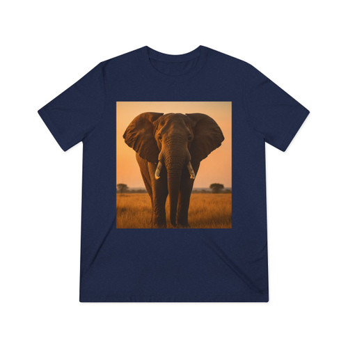 Graceful Elephant Journey - Unisex Triblend Tee