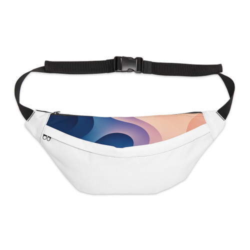 Fluid Geometry Harmony - Large Fanny Pack