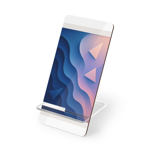 Fluid Geometry Harmony - Mobile Display Stand for Smartphones