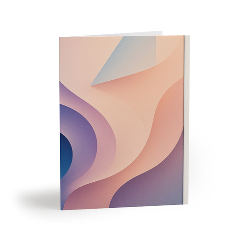 Fluid Geometry Harmony - Greeting cards (8, 16, and 24 pcs)