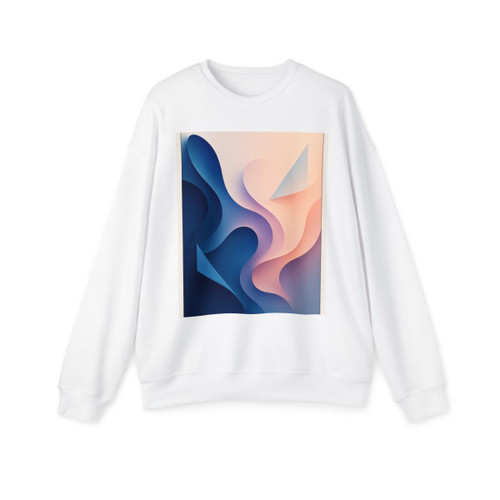 Fluid Geometry Harmony - Unisex Drop Shoulder Sweatshirt Fluid Geometry Harmony - Unisex Drop Shoulder Sweatshirt