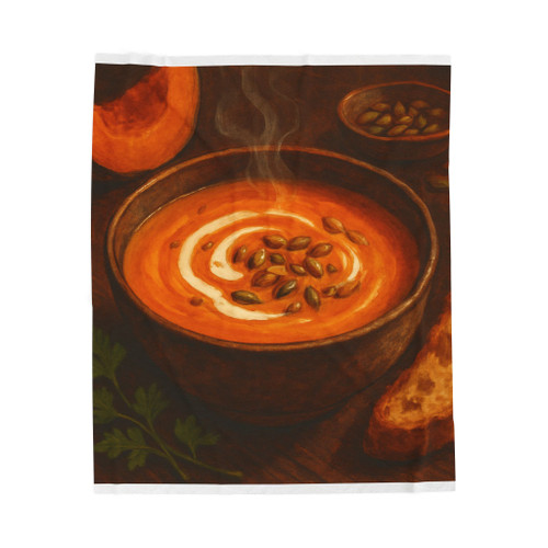 Flavors of Autumn - Velveteen Plush Blanket