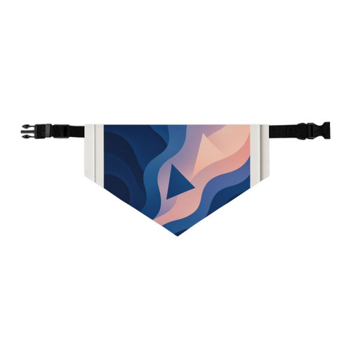 Fluid Geometry Harmony - Pet Bandana Collar