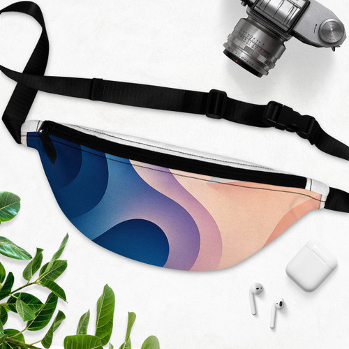 Fluid Geometry Harmony - Fanny Pack