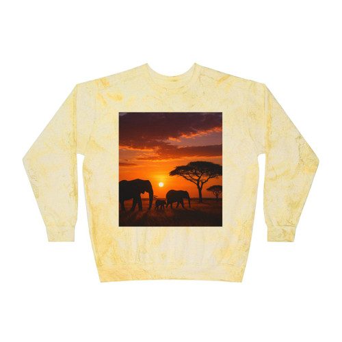 Savanna Harmony - Unisex Color Blast Crewneck Sweatshirt Savanna Harmony - Unisex Color Blast Crewneck Sweatshirt