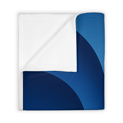 Fluid Geometry Harmony - Throw Blanket
