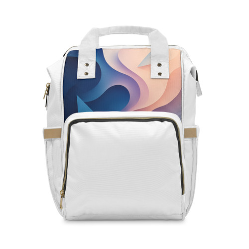 Fluid Geometry Harmony - Multifunctional Diaper Backpack
