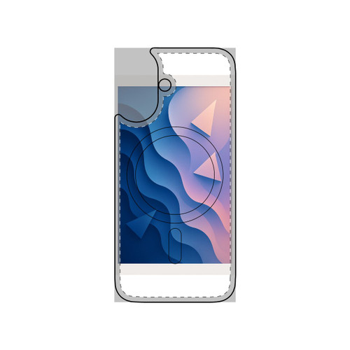 Fluid Geometry Harmony - Magnetic Clear Impact-Resistant Cases