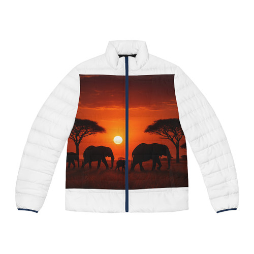 Savanna Harmony - Men's Puffer Jacket (AOP) Savanna Harmony - Men's Puffer Jacket (AOP)