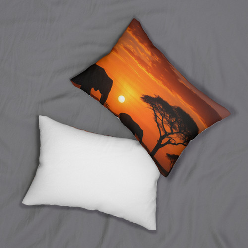 Savanna Harmony - Spun Polyester Lumbar Pillow