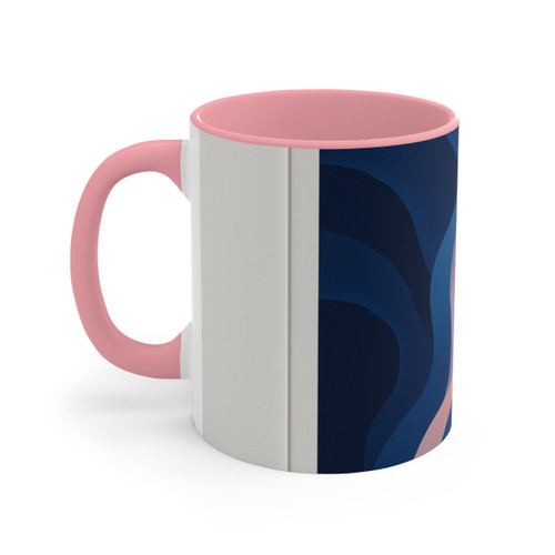 Fluid Geometry Harmony - Accent Mugs