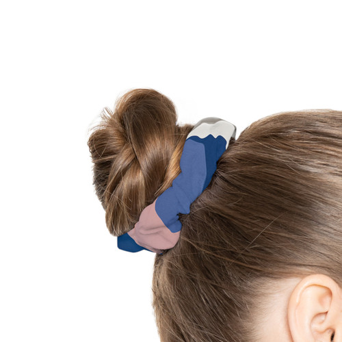 Fluid Geometry Harmony - Scrunchie