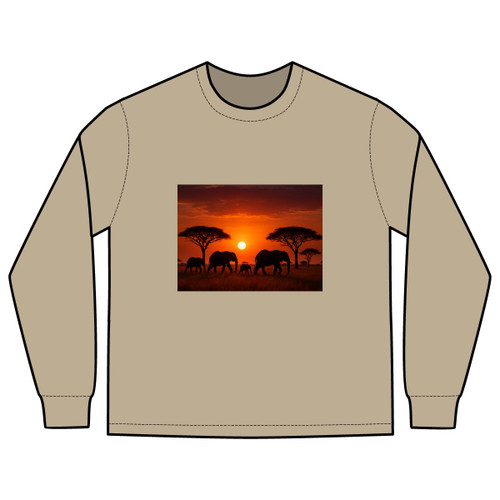 Savanna Harmony - Men's Heavy Faded Long Sleeve Tee