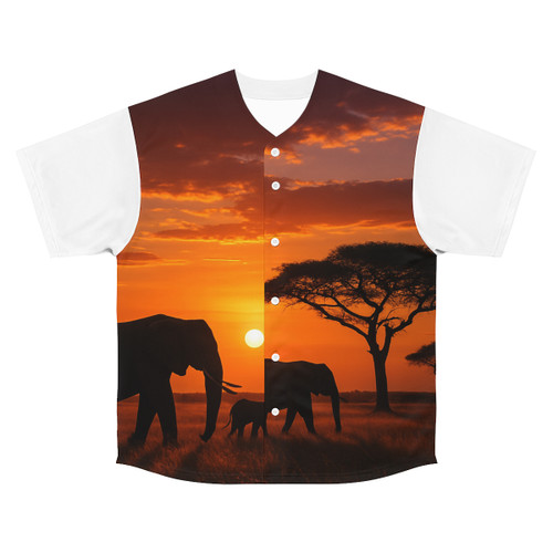 Savanna Harmony - Men's Baseball Jersey (AOP)