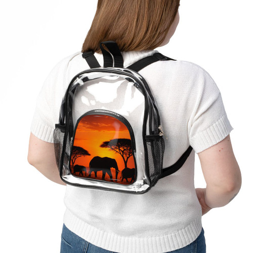 Savanna Harmony - Clear Stadium Backpack