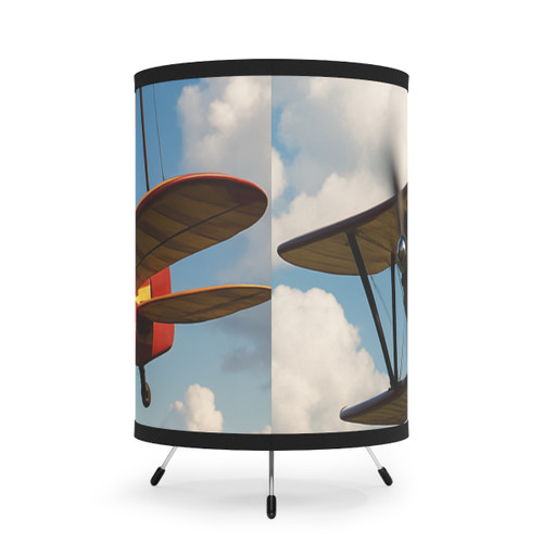 Wings of History - Tripod Lamp with High-Res Printed Shade, US\CA plug Wings of History - Tripod Lamp with High-Res Printed Shade, US\CA plug