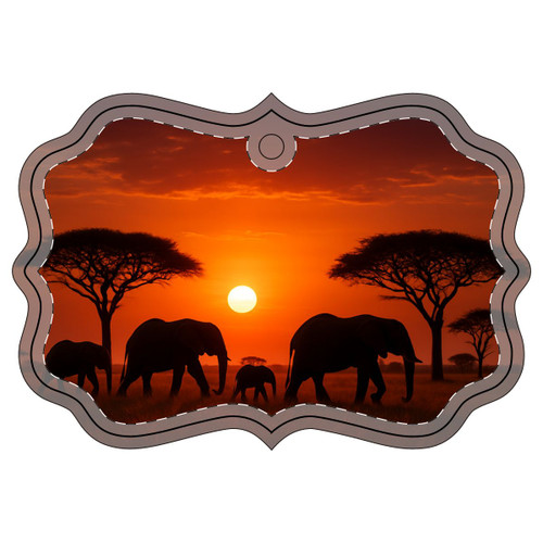 Savanna Harmony - Acrylic Ornament (Multi-depth)