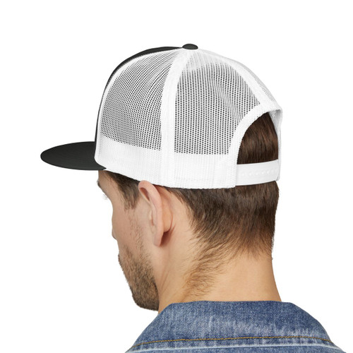 Serene Ocean Whisper - 5 Panel Trucker Cap (Embroidery) Serene Ocean Whisper - 5 Panel Trucker Cap (Embroidery)