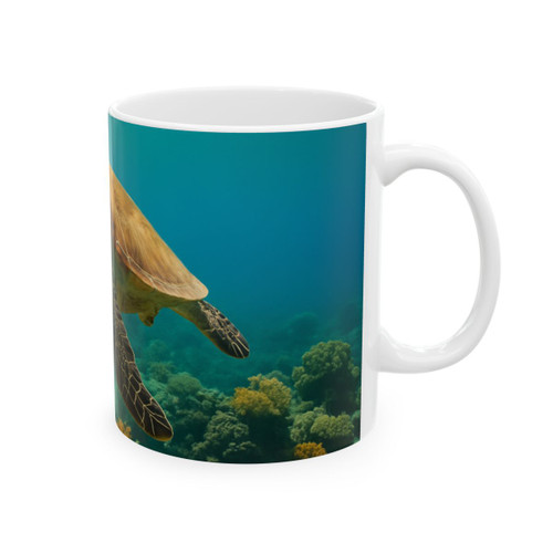 Serene Ocean Whisper - Ceramic Mug, (11oz, 15oz)
