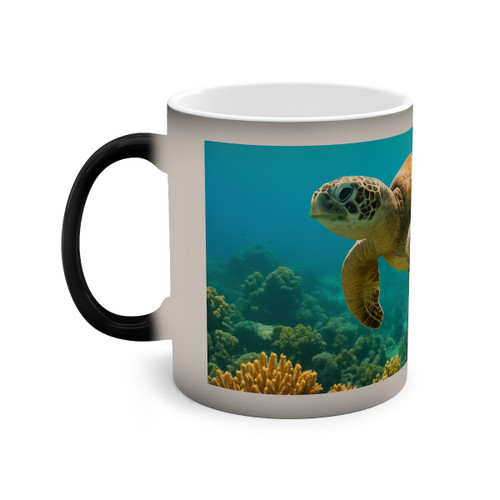 Serene Ocean Whisper - Color-Changing Mug, 11oz