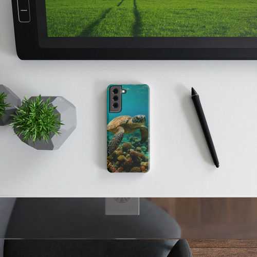 Serene Ocean Whisper - Slim Snap Case