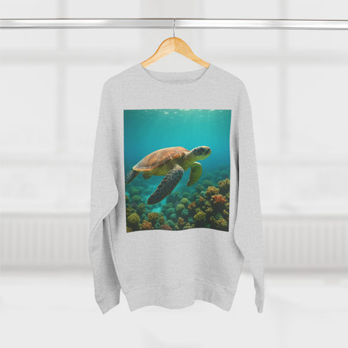 Serene Ocean Whisper - Unisex Crewneck Sweatshirt